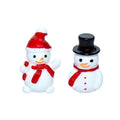 New Cute Christmas Snowmen Resin Crafts  Miniature Decor Figure Christmas Decor Ornament
