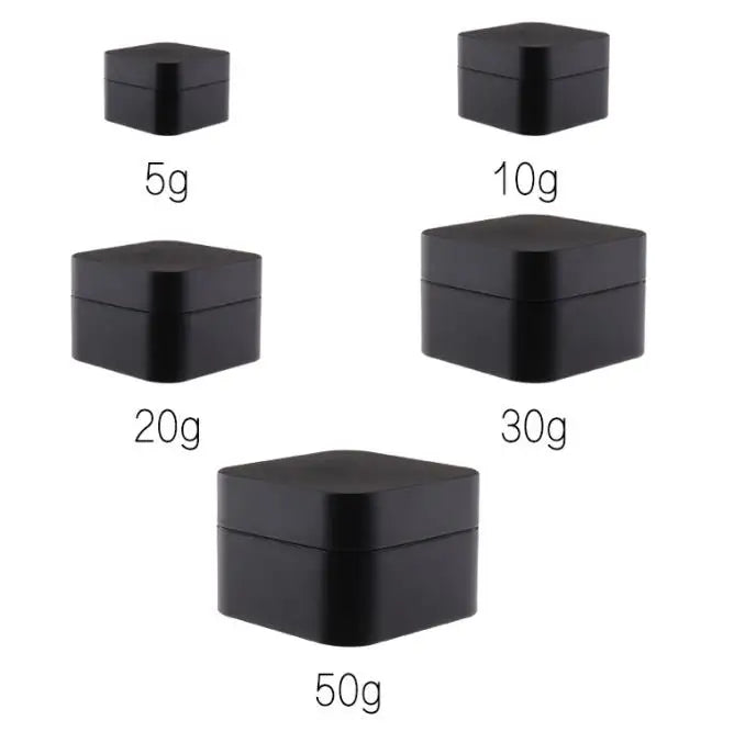 100ml 50ml Double Wall Thick PP Face Cream White Plastic Jarround Plastic Cream Jar 50g Cosmetic Jar