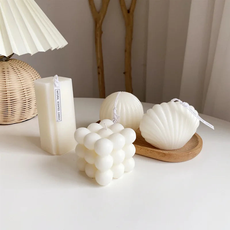 Handmade Soy Scented Candle for Home Indoor Bedroom Long-lasting Fragrance Niche Nordic Romantic Gift