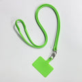 Wholesale Custom Silicone Lanyard Neck Strap Universal Mobile Phone Case Patch with Silk Screen Printing Cellphone Accessories