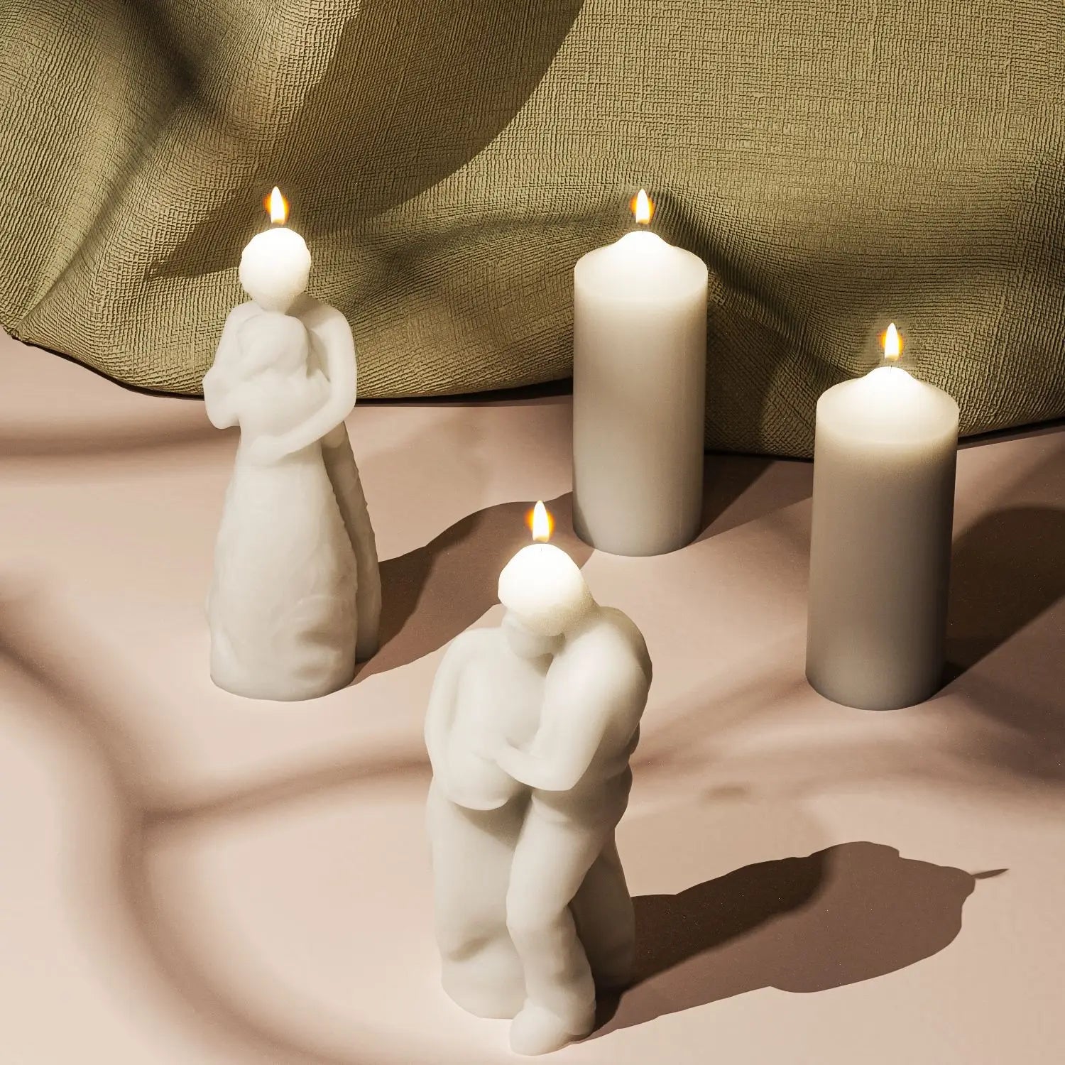 Diy Glue Mold Mother Gives Birth to a Lifetime of Emotional Mold Aromatherapy Candle Decoration Mold
