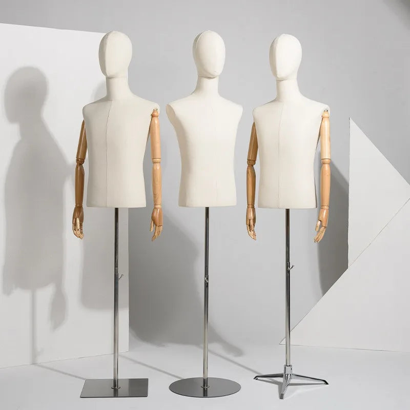 High Quality Male Suit Bust Body Mannequins
