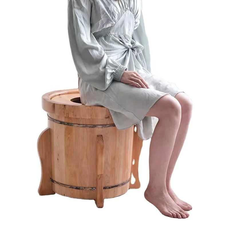 Professional Fumigation Machine Quality Electric V Steam Throne Chair Yoni Steam Seat Chair for Business Wooden Yoni Steam Seat