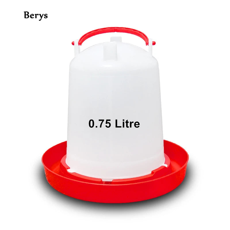 1 Liter Plastic Baby Chick Chicken Poultry Waterer Drinker for Birds New Condition Animal Drinkers Core Components