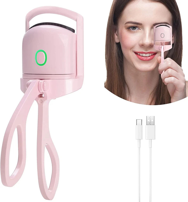 Factory Price Electric Portable Rechargeable Perm Eyelash  Curler 3 Heating Temperature Wireless Eyelash Comb Curler