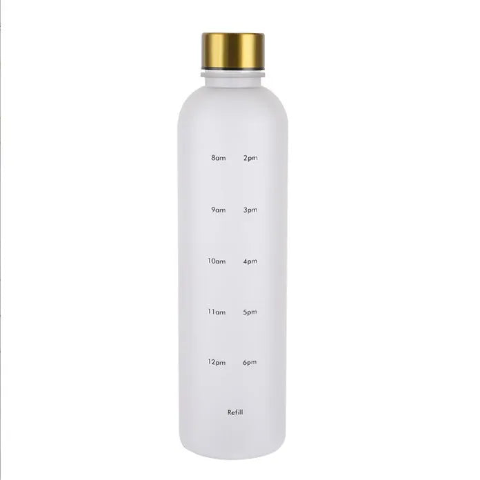 2024 CHUFENG BPA FREE Leakproof Tritan BPA Free Sports Motivational Plastic Water Bottle With Time Marker