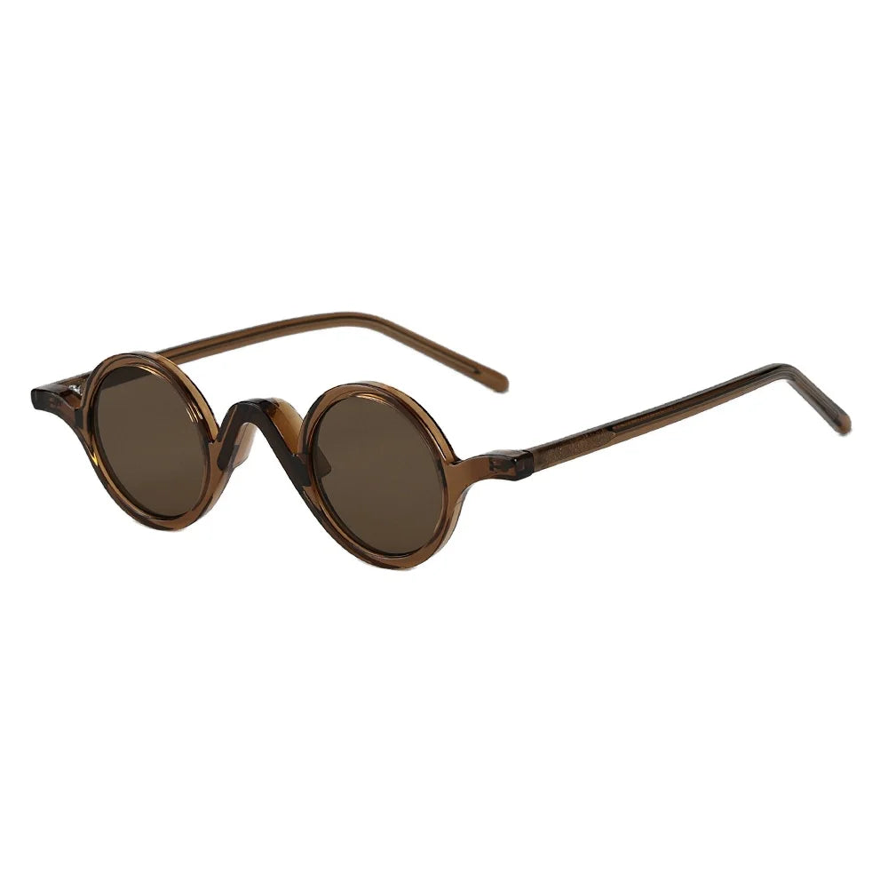 New Fashion Portable Sunglasses Women Retro TR90 Frame Custom Logo High Acetate Sunglasses