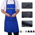 KEFEI Custom logo Kitchen Aprons for Waterproof Oil-proof Wash-free Hairdresser Barber Cooking Chef Bbq Barista Apron