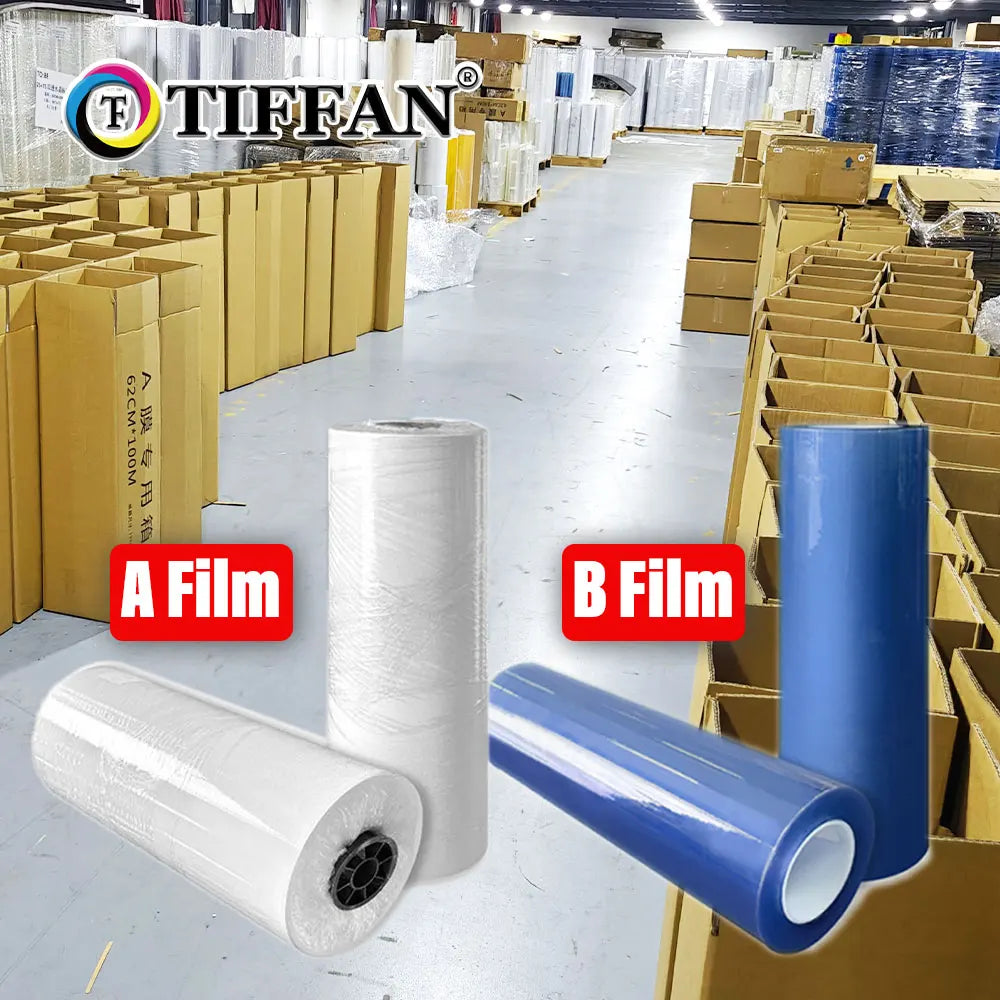 Best 330Cm 60Cm 42Cmdtf Uv Ab Film 45 Cm A&B Transfer Film for White Toner Ab Film for Uv Sticker