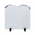 20*20cm Customizable Photo Frame for Slate Rock Photos Sublimation Home Decoration Blanks with Rock Stone Slate Motif