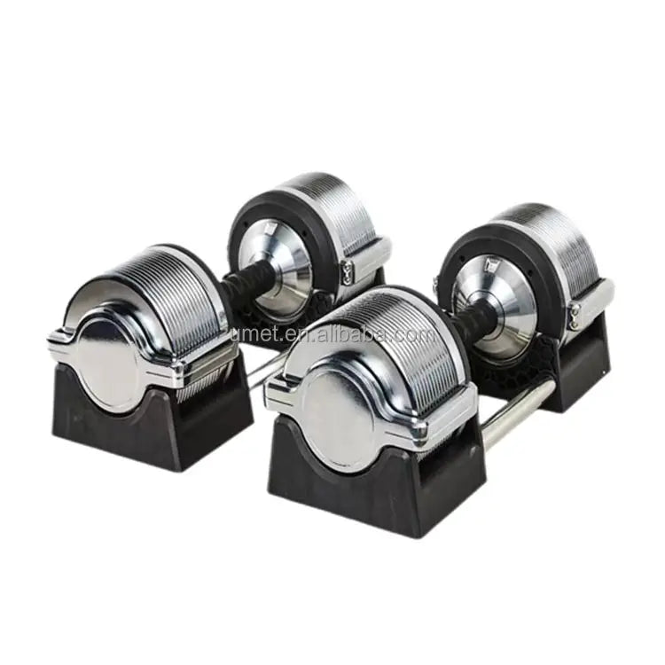 Factory Price Steel Weight Lifting Dumbbell Home Gym Equipment 32kg  in 1kg Increments Adjustable Dumbbell Set