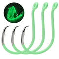 High Carbon Ultra Point Barbed Luminous Octopus Heavy Fishing Hook Clow Circle Hooks for Saltwater Fishing
