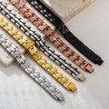 Wholesale Stainless Steel Man Bracelet Jewelry Fashion Therapy Energy Bio Copper Bracelet for Man