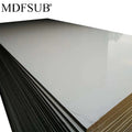 MDFSUB Factory China Supply 5mm Wood Sheet High Glossy White Double Sided 60x60cm Blank Sublimation MDF Board E1 Modern