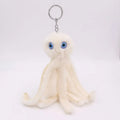 Wholesale Cartoon Keychain Pure Cute Plush Octopus Key Chains Pom Poms Stuffed Toy Wholesale Plush Doll Toy Keychain Accessories