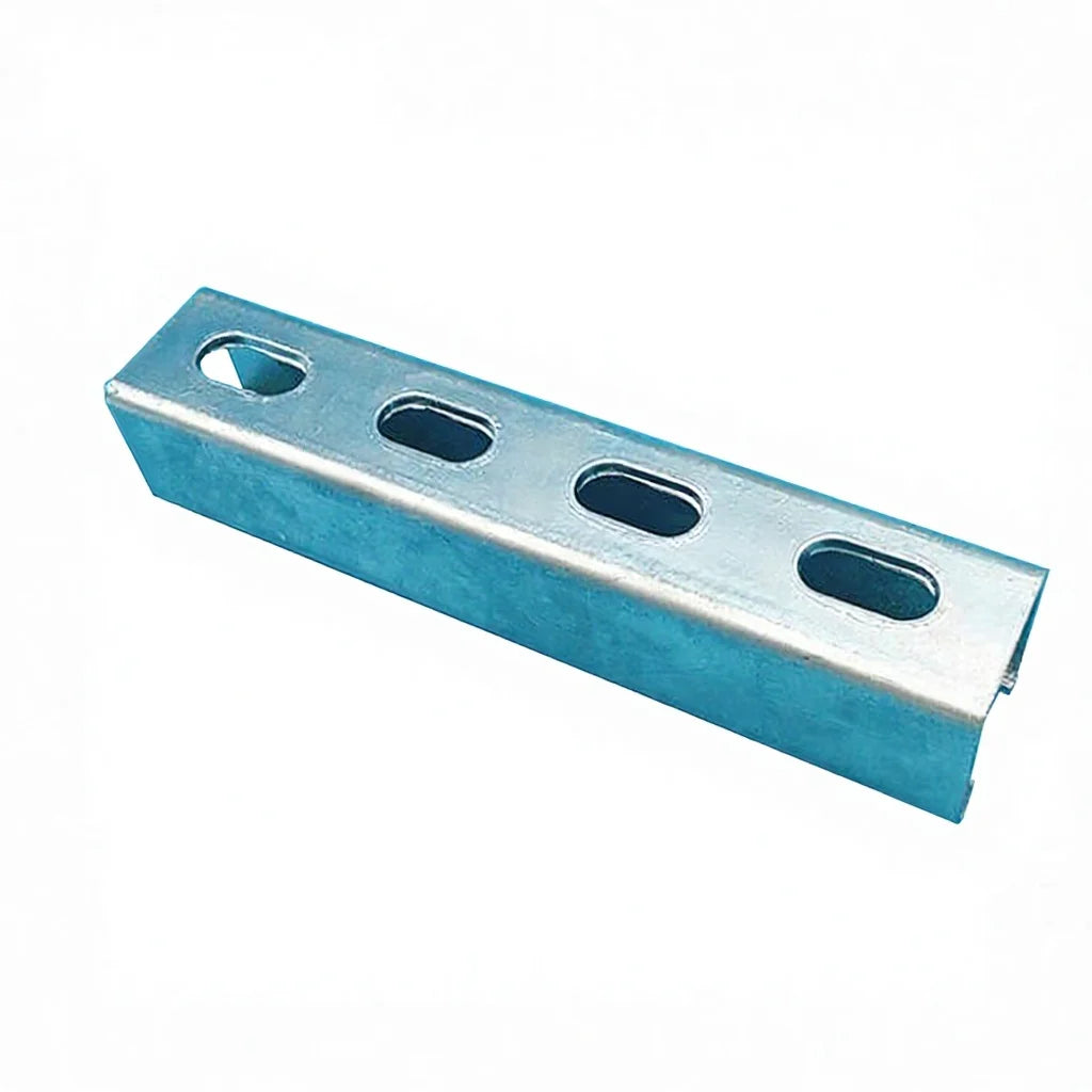 OEM Aluminum-Zinc Alloy Coated Steel C Channel Strut Solar Panel Railings Mounting Brackets for Ground System