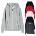 Grey New Design Zipper Breathable Hoodie Men's Fashion Sweatshirt