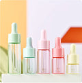 Essential Oil Use 10ml Pink Roll on Glass Roller Perfume Bottle With Glass or Stainless Steel Roller Ball and Rose Gold Cap