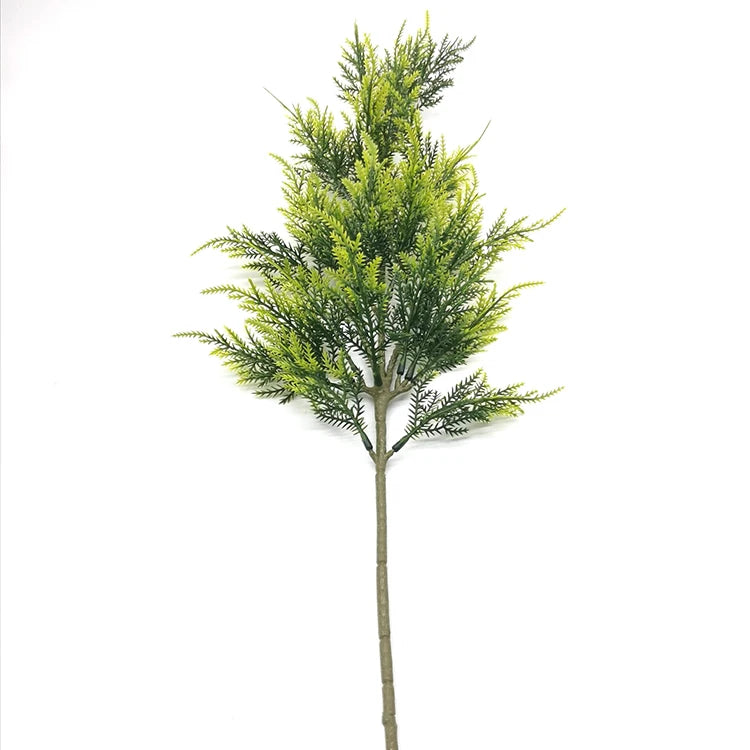 Christmas Picks Artificial Pine Branches Pine Picks Green Leaves Pine Needles for Garland Wreath Christmas Embellishing and Home