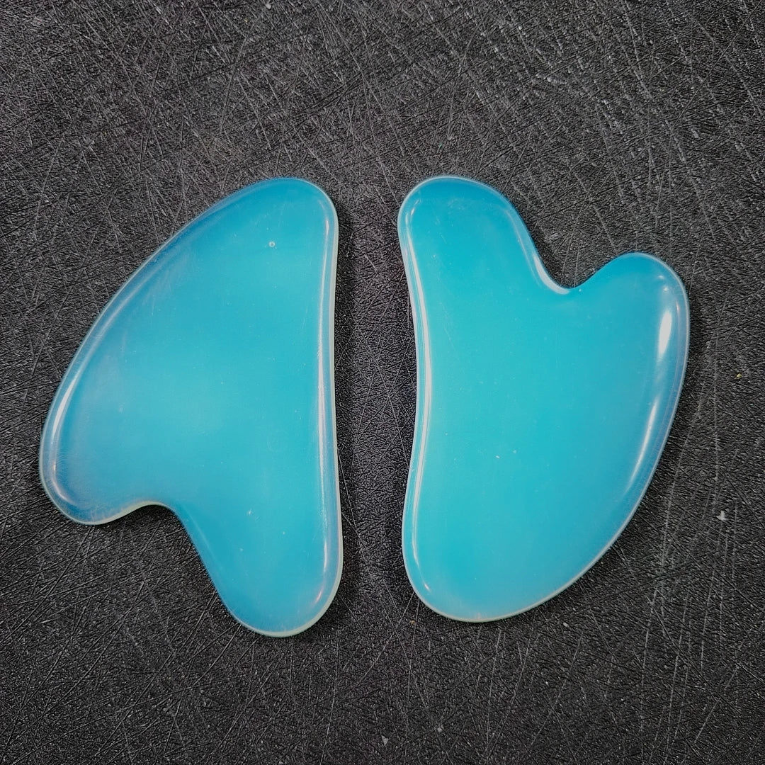 Huiying Huiying Light heart massager opalite face gua sha massage tool natural jade