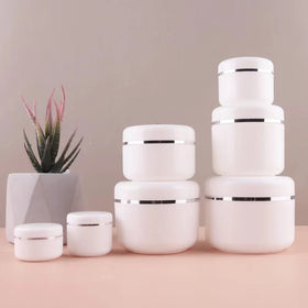 50g 100g 300g in Stock PP Empty Jar Cosmetic Body Butter Jars Body Scrub Cream Containers
