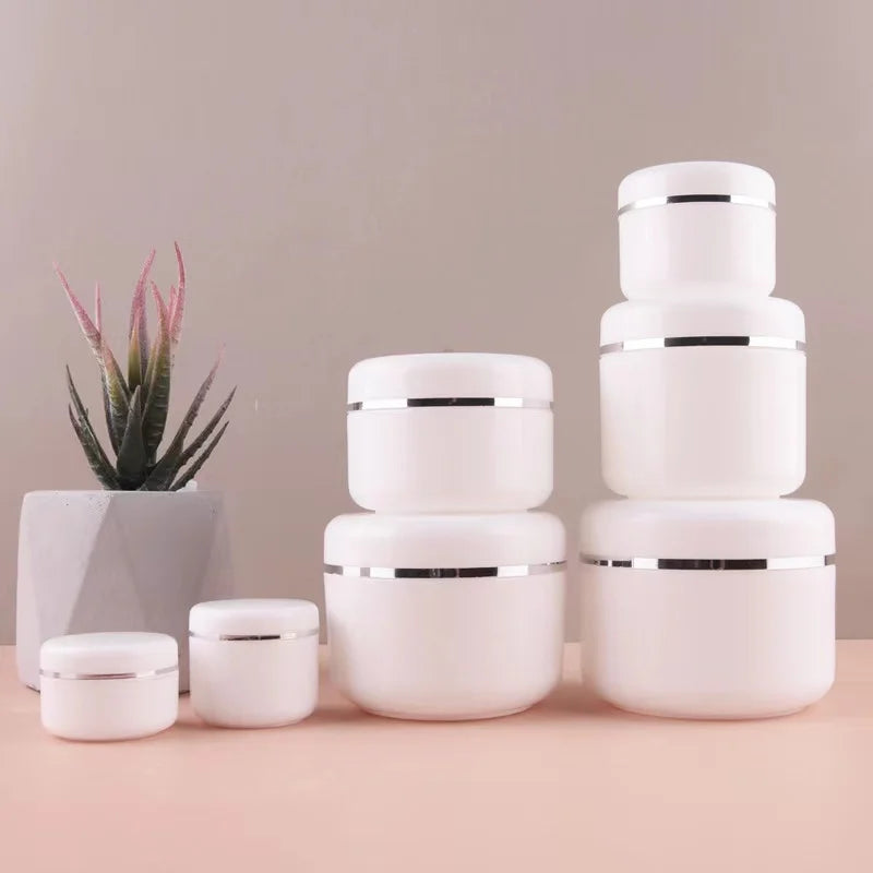 50g 100g 300g in Stock PP Empty Jar Cosmetic Body Butter Jars Body Scrub Cream Containers