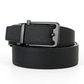 High Quality Adjustable Men Belt 3.4cm Alloy Buckle Two Colors Optional Genuine Premium Cowhide Belt