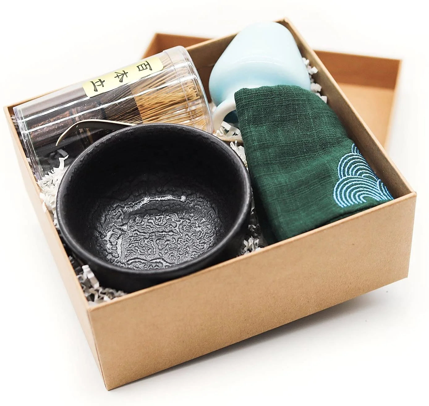 Bambus Bamboo Eco-Friendly Matcha Whisk Starter Set Chawan Matcha Bowl Tea Whisk Chashaku Spoon Matcha Holder Traditional