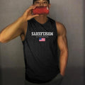 Summer Mesh Gym Stringer Tank Top Men Breathable Clothing Bodybuilding Sleeveless Shirt Fitness Vest Muscle Singlets Workout