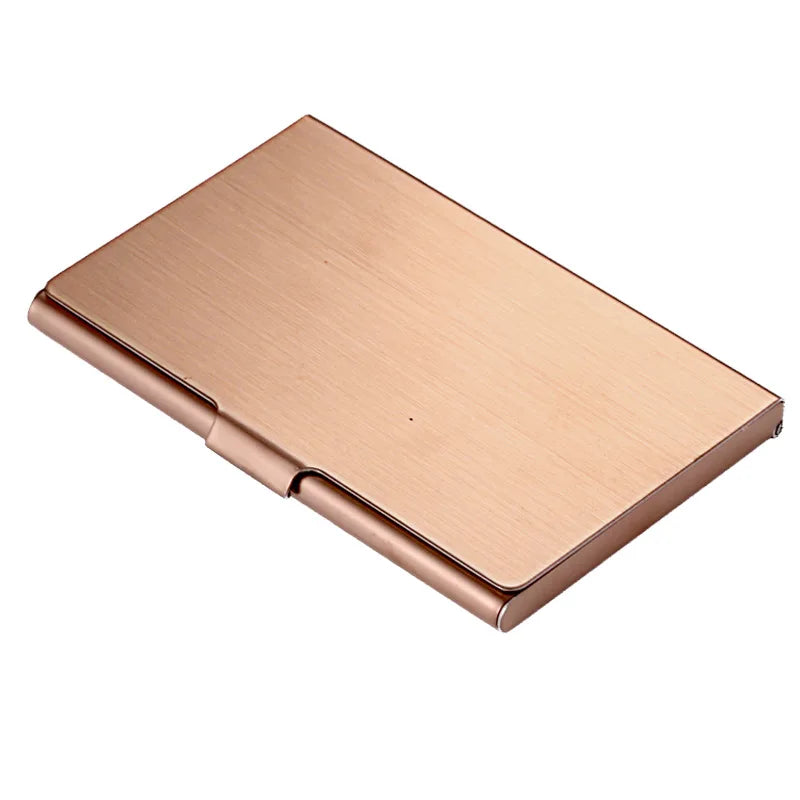 Unai Fashion Business Card Holder & Card Wallet for Women Men Accept Custom Logo No Closure Promotional Gift