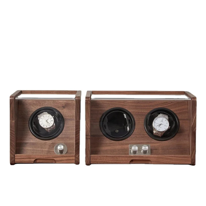 Automatic Household Mechanical Watch Shaker Storage Box Single Watch Rotating Placer Square Shape