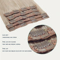 Double Sided  Raw Unprocessed Hair Clip Ins Extensions Virgin Remy Human Hair Indian Clip in Hair Extensions