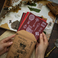 15 Pcs/pack Retro Plant Animal Sticker Vintage Paper Scrapbooking Stickers Diary Notebook Party Decoration