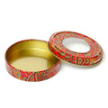 New Styles Eco-Friendly Azafran Packaging Custom Logo Round Incense Empty Tin Packaging Boxes