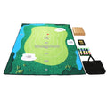 Custom Portable Golf Chipping Mat Indoor Golf Game Practice Training Golf Swing Mat