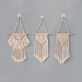 Manufacturers Stock Bohemian Hand-woven Wall Hangings Cotton Rope Wall Decorations Nordic Style Tassel Wall Hangings