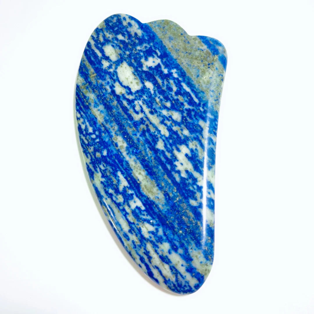 Huiying Factory Wholesale Natural Custom logo Claw Shape Lapis Lazuli Gua Sha