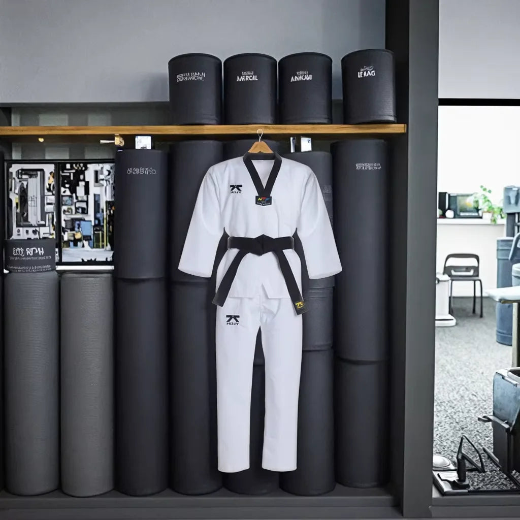 Wholesale Cheap Durable Breathable Taekwondo Uniforms for Adults Children Jiu-Jitsu Karate Martial Art Taekwondo Suppliers