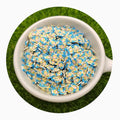 5MM 10MM 500g/Lot New Cute Pumpkin Carriage Shape Hot Clay Slice Princess Polymer Clay Sprinkles for Nail Art Slime Filler Decor