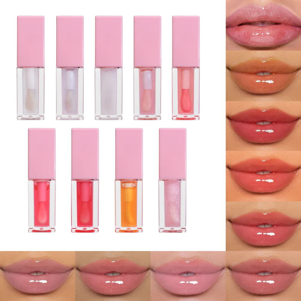 High Pigment Private Label Vegan Moisturizing Lipgloss Vendor Fruit Flavoring Color Changing Clear Lip Gloss Oil