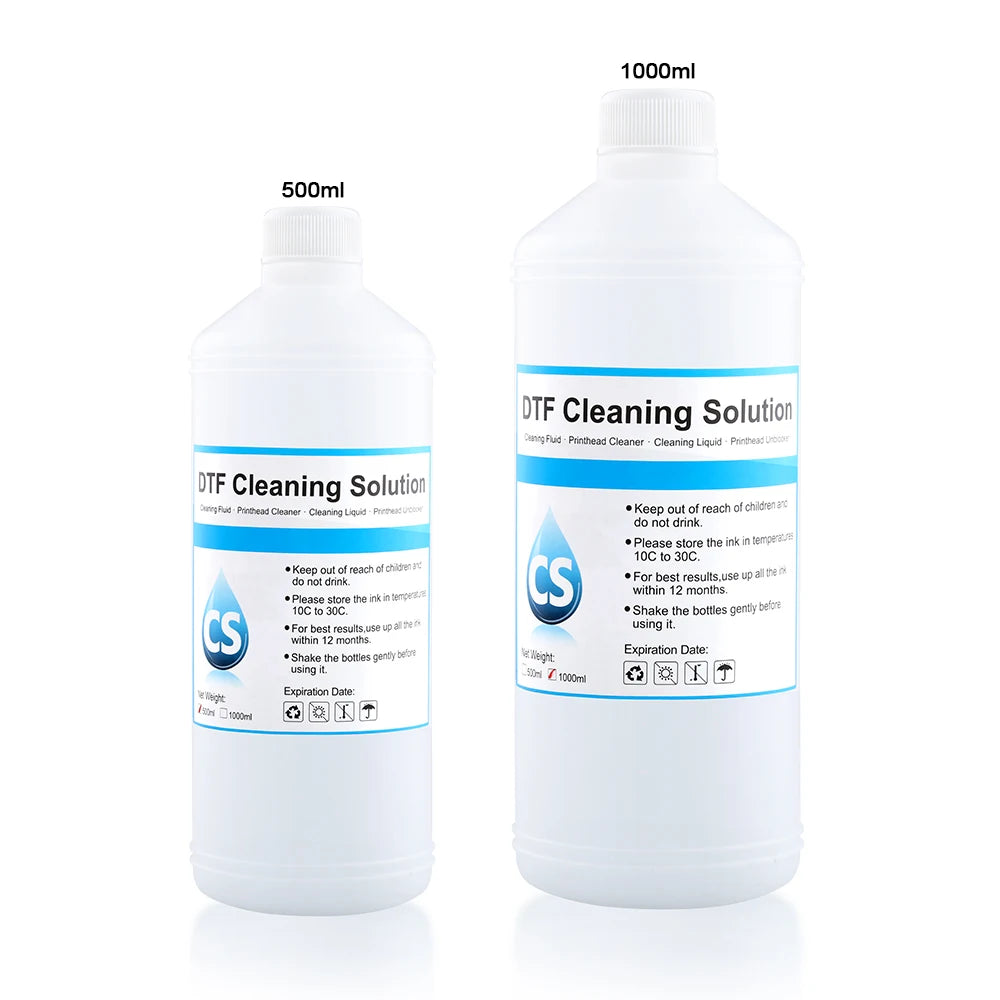 OCBESTJET 1000ml High Quality DTF Textile Cleaner Liquid Cleaning Solution for DTF Direct to Transfer Film Printing Ink