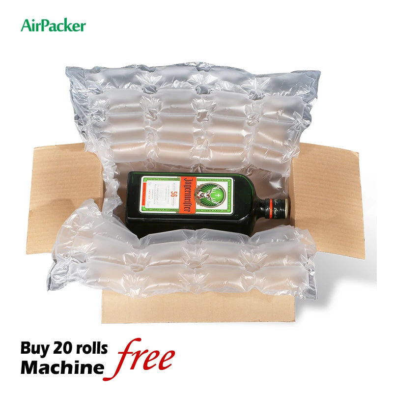 PE Material air Cushion Film Packaging Inflatable Protective Bag Filled with Plastic Reusable