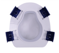 SUNCARE Elder Medical Safety PP Durable 6 Inch Elevated Disabled Raised Toilet Seat