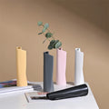 Nordic Tall and Slender Small Mouth Ceramic Vase Folding PLIAGE  Unique Design Porcelain Rose Handmade Colorful Vases