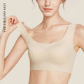 Bralette DGCHIC Traceless Lightness Seamless Bra Vest Sleep Underwear Invisible Wireless Padded Bra with Women