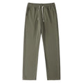 340gsm 100%cotton Thick French Terry Men Blank Pants Drawstring Jogging Loose Sweatpants With Pocket