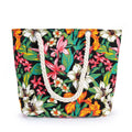 Wholesale Creative New Flower Printed Large Capacity Canvas Single Shoulder Beach Bag