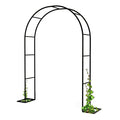 Hot Garden Metal Archway Arbor with Removable Base Climbing Plant Support for Lawn Patio Wedding Party Floral Party Supplies