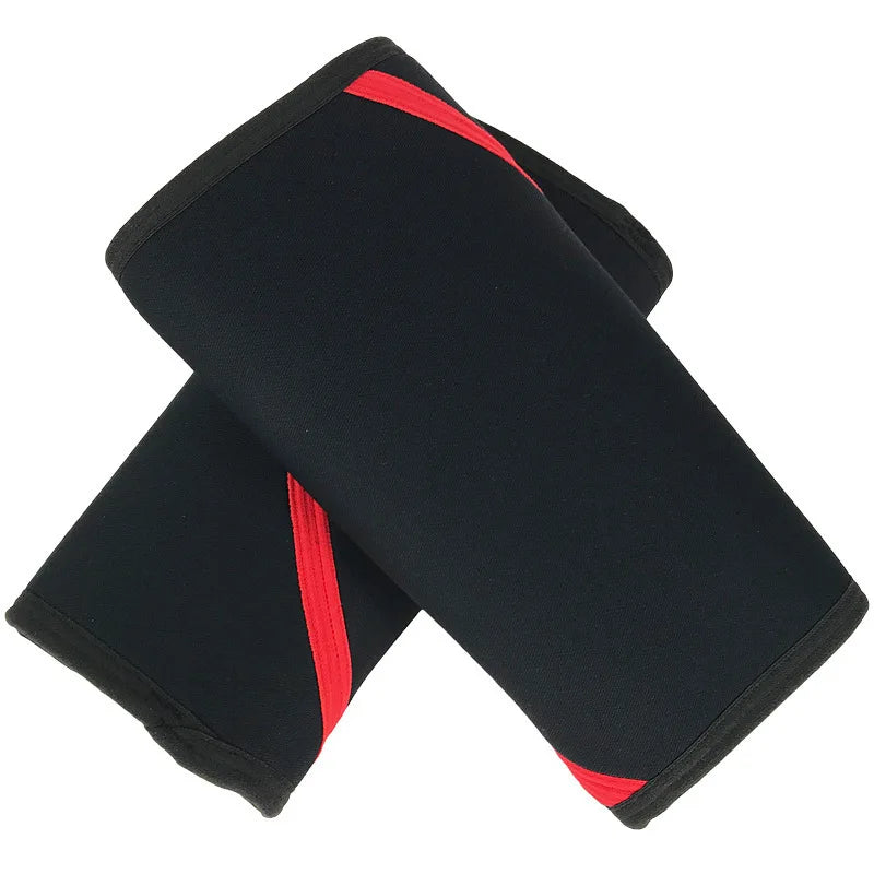 2023 New Arrival Custom Logo Compression Neoprene Powerlifting Weightlifting Squatting 7mm Knee Sleeves
