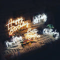 FREE Design No MOQ Led Neon Lights Custom Neon Name Light up Sign for Kids Bedroom Decoration Happy Birthday Neon Sign Custom